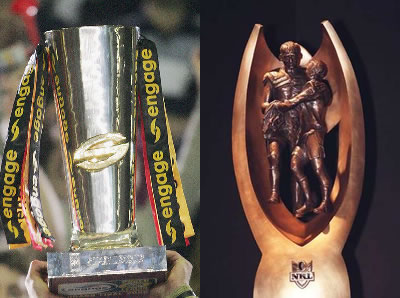 Super League NRL Trophies